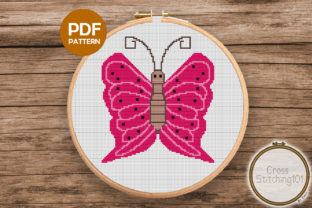 A Designer's Take on Butterfly Modern Cross Stitch