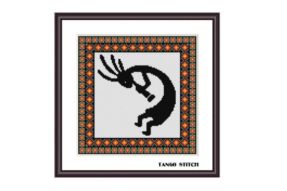 A Kokopelli Cross Stitch Pattern for Real Projects