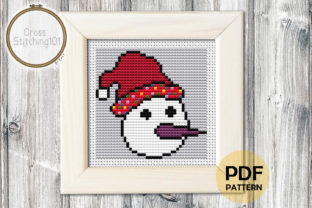 A Modern Snowman Pattern for Personal Handmade Gifts