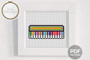 A Piano Cross Stitch Pattern Perfect for Personalized Keepsakes