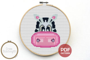 A Professional's Review of the Cartoon Zebra Face Cross Stitch Pattern