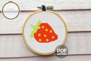 A Strawberry Design for Real Embroidery Projects