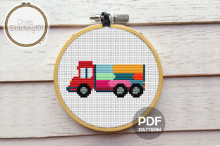 A Warm Review of the Colorful Truck Modern Cross Stitch