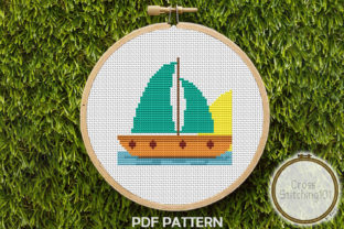 Aqua Sail Boat Cross Stitch: A Designer’s Review for Handmade Gifts