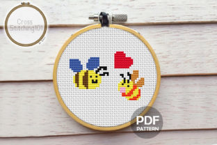 Bees with Heart: A Modern Cross Stitch Pattern Review