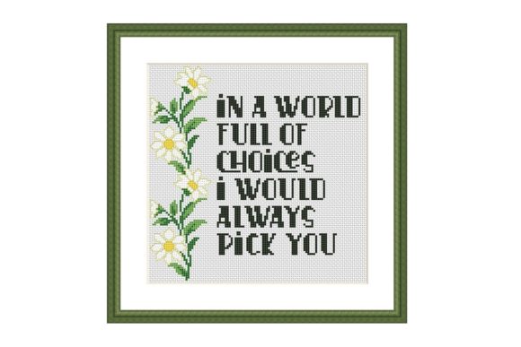 Designing with the Romantic Cross Stitch Quote