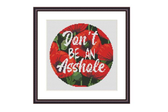 Evaluating the 'Don't Be Funny' Cross Stitch Pattern