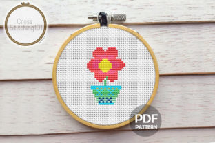 Evaluating the Flower Petal Modern Cross Stitch Pattern for Boutique Apparel
