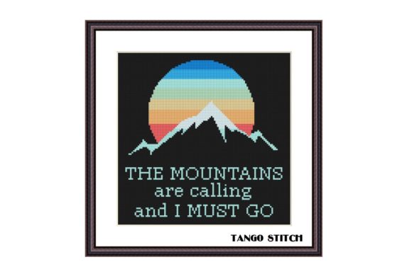 Evaluating The Mountains Are Calling Cross Stitch for Your Shop