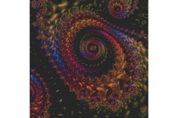 Fractal Cross Stitch Pattern Brown Review