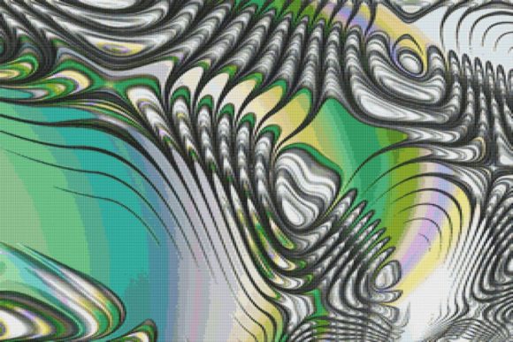 Fractal Cross Stitch Pattern Review for Boutique Apparel