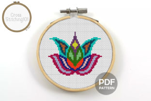 Review: Lotus Flower Modern Cross Stitch Pattern