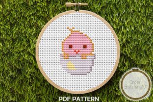 Seasonal Charm: Reviewing Chick in Egg Modern Cross Stitch Pattern