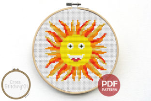 Sun Modern Cross Stitch Pattern: A Designer's Review for Boutique Apparel