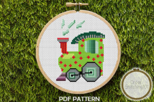 Train Engine Cross Stitch Pattern Review for Seasonal Use